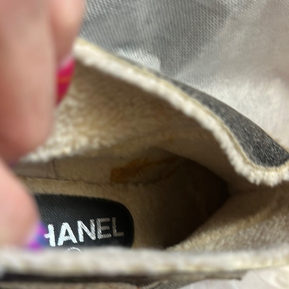 Chanel Interlocking CC Logo Suede Boots - Picture 6 of 11